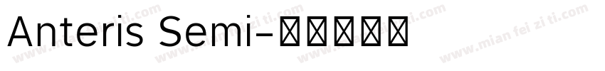 Anteris Semi字体转换